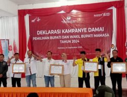 Deklarasi Kampanye Damai Kabupaten Mamasa 2024