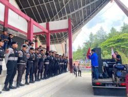 Polisi Gelar Pengamanan Aksi Unjuk Rasa Gerakan Mahasiswa dan Rakyat Kabupaten Mamasa