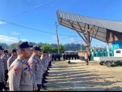 Polres Mamasa Laksanakan Pengamanan Debat Pilkada, Pendukung Paslon Dibatasi 55 Orang Masuk Aula