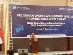 Pelatihan Wartawan Peduli Inflasi Di Sulbar