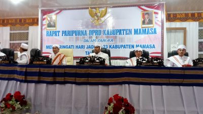 Perayaan HUT ke-23 Kabupaten Mamasa Digelar dalam Sidang Paripurna DPRD