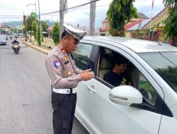 Operasi Lalu Lintas di Majene: Membangun Kesadaran demi Keselamatan