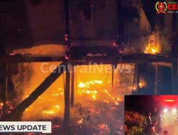 BREAKING NEWS: Rumah Kayu di Binuang Ludes Terbakar, Diduga Korsleting Listrik