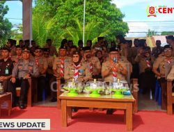 Apel Besar Hari Pramuka ke-64 di Polman, Polri Ajak Generasi Muda Wujudkan Karakter Tangguh