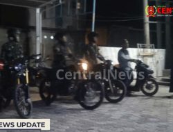 Patroli Malam Koramil Wonomulyo Jaga Kondusifitas, Babinsa Tertibkan Nongkrong Larut Malam