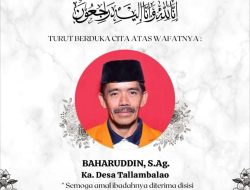 Kades Tallambalao Tutup Usia Setelah Derita Penyakit Gula dan Ginjal