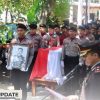 Wakapolres Polman Pimpin Pemakaman Purnawirawan Polri Serka Muh Jusuf Teger dengan Upacara Militer