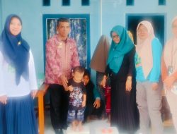 Plt. Kades dan TP PKK Pantau Posyandu Siasayangngi