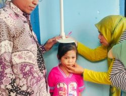 Plt Kades Pesuloang Pantau Posyandu Cegah Stunting