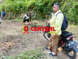 Darami Pimpin Kerja Bakti Jalan Poros Ratte